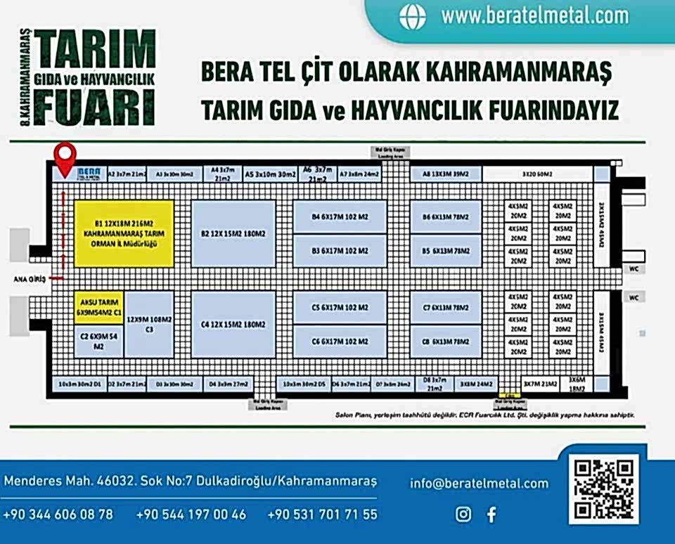 8. Tarım, Gıda ve Hayvancılık Fuarı'na K