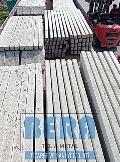 Düz Beton Çit Direği